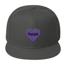 Load image into Gallery viewer, "Purple Hart" Snapback Hat