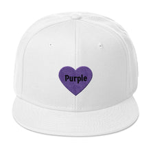 Load image into Gallery viewer, "Purple Hart" Snapback Hat
