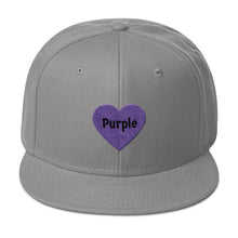 Load image into Gallery viewer, "Purple Hart" Snapback Hat