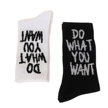 Load image into Gallery viewer, "Do What You Want" Print Socks