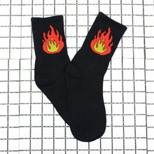 Load image into Gallery viewer, Flame Graphic Socks (2 colors)
