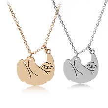 Load image into Gallery viewer, Sloth Animal Necklace Pendant