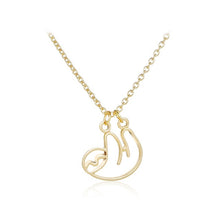 Load image into Gallery viewer, Sloth Animal Necklace Pendant