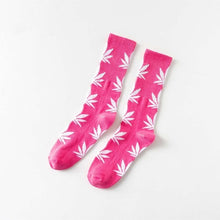 Load image into Gallery viewer, Weed Leaf Crew Socks