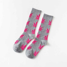 Load image into Gallery viewer, Weed Leaf Crew Socks