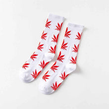 Load image into Gallery viewer, Weed Leaf Crew Socks