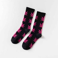 Load image into Gallery viewer, Weed Leaf Crew Socks
