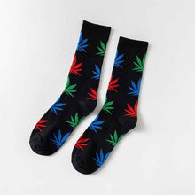 Load image into Gallery viewer, Weed Leaf Crew Socks
