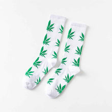 Load image into Gallery viewer, Weed Leaf Crew Socks