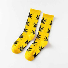 Load image into Gallery viewer, Weed Leaf Crew Socks