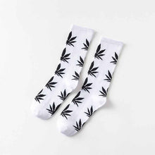 Load image into Gallery viewer, Weed Leaf Crew Socks