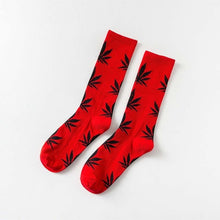 Load image into Gallery viewer, Weed Leaf Crew Socks
